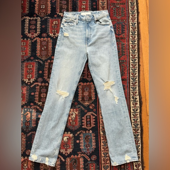 NWT High Waisted Rider Skimp Mother Jeans - Picture 9 of 10